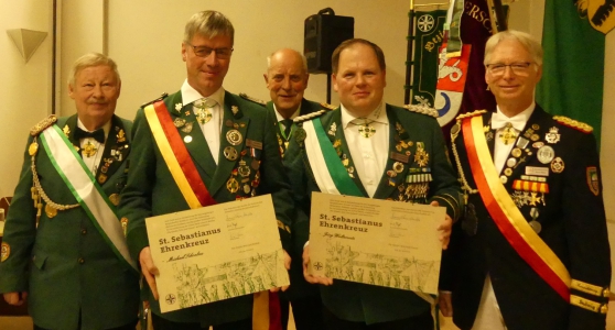 Ehrung Jörg Waltemate & Michael Schonlau