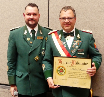 Ehren-Bezirksbundesmeister Michael Schütte